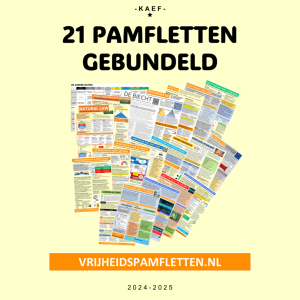 21 Pamfletten gebundeld